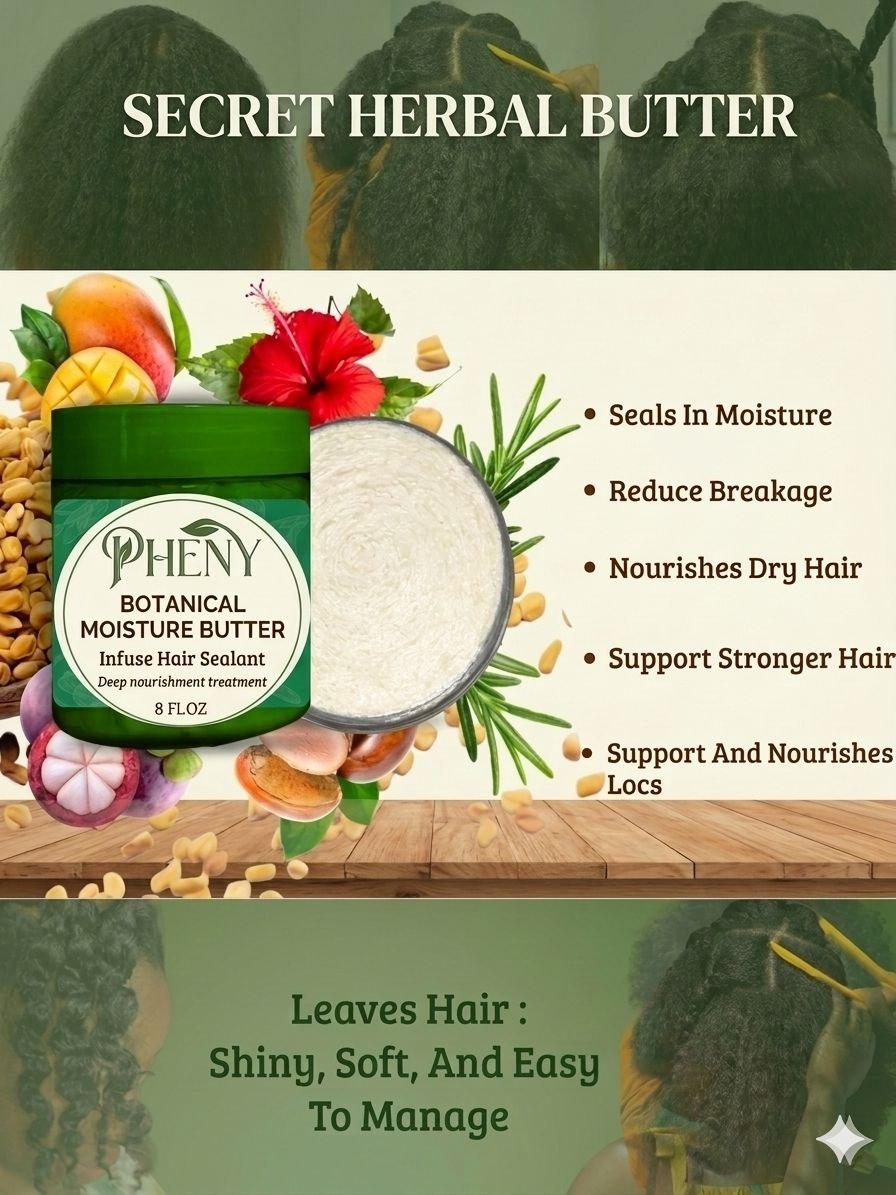 PHENY Botanical Moisture Butter – Deep Nourishment Hair Treatment