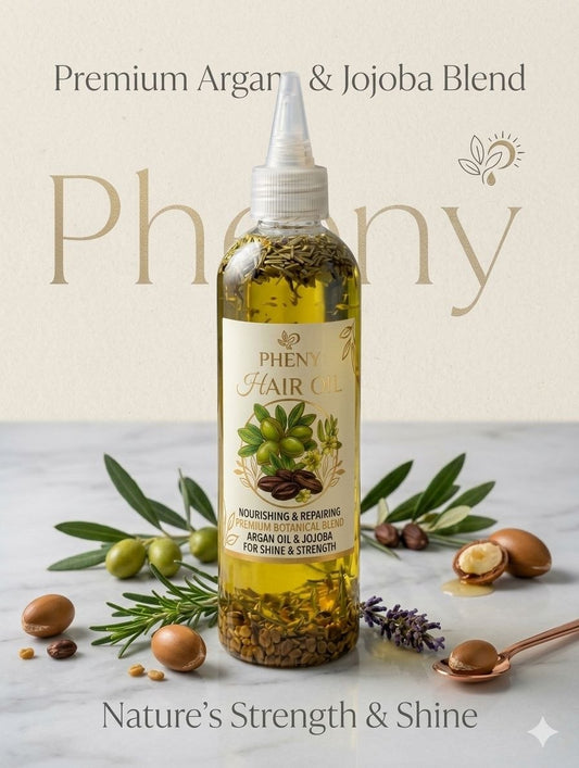 PHENY Hair Oil – Premium Argan & Jojoba Hair Oil | Nourishing & Repairing